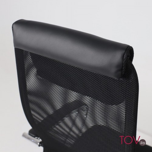 кресло AksHome First CH (ткань/сетка, черный)